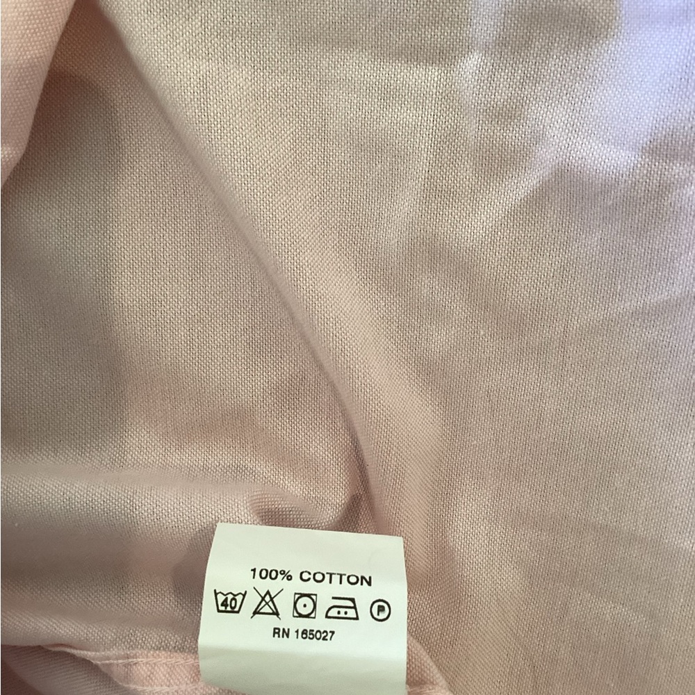 Le Alfre contrast collar oxford shirt